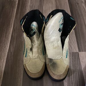 Patrick Ewing Eclipse Seedpearl/Curry/Black Basketball Shoes 12 USA